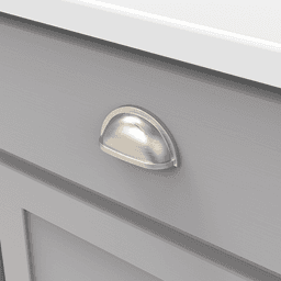 3" Williamsburg Cup Pull, Satin Nickel (5/Box) Alt 2 - Image