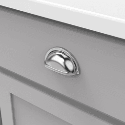 3" Williamsburg Cup Pull, Chrome (10/Box) Alt 3 - Image