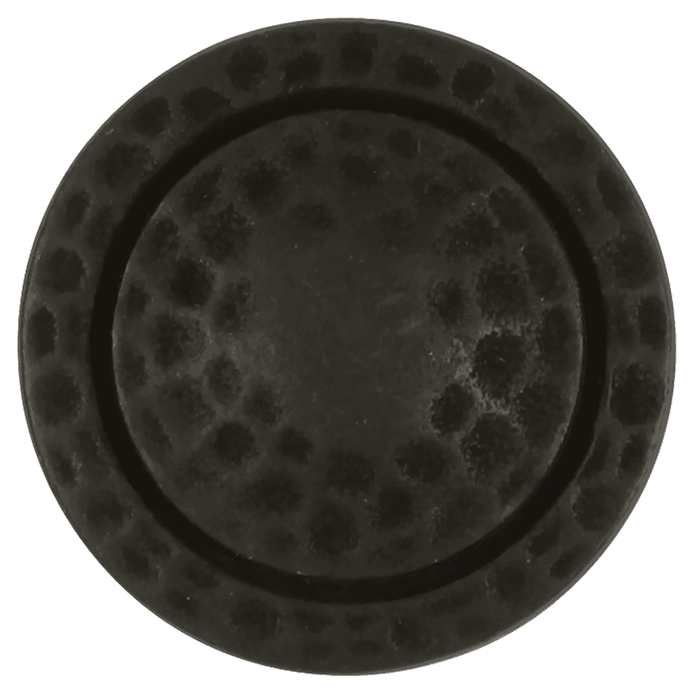 1-3/8" Mountain Lodge Round Cabinet Knob, Black Iron (Box/10) Alt 3 - Image