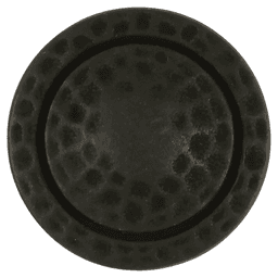 1-3/8" Mountain Lodge Round Cabinet Knob, Black Iron (Box/10) Alt 3 - Image