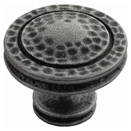 1-3/8" Mountain Lodge Round Cabinet Knob, Windover Antique (Box/10) Main - Image