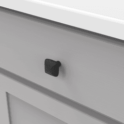 1-1/4" Mountain Lodge Cabinet Knob, Black Iron (Box/10) Alt 2 - Image
