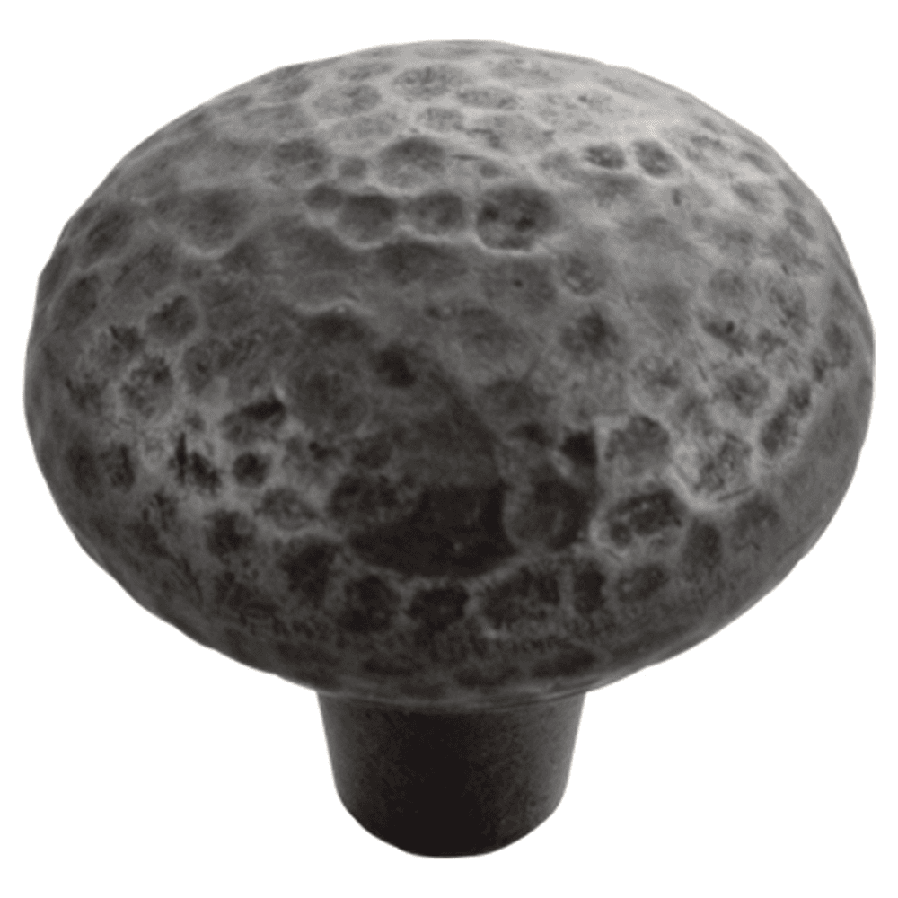 1-3/8" Mountain Lodge Cabinet Knob, Black Iron (Box/10) Main - Image