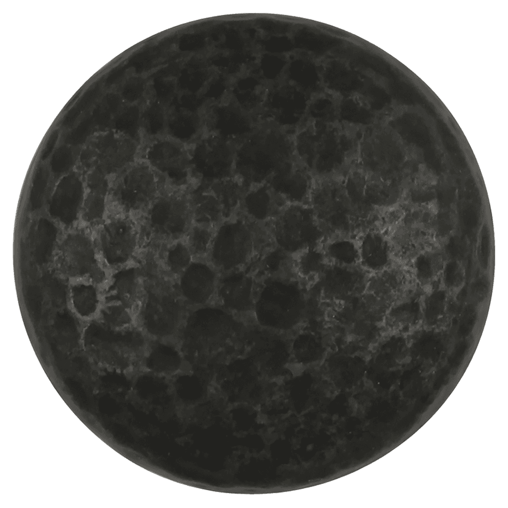 1-3/8" Mountain Lodge Cabinet Knob, Black Iron Alt 3 - Image
