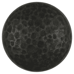 1-3/8" Mountain Lodge Cabinet Knob, Black Iron Alt 3 - Image