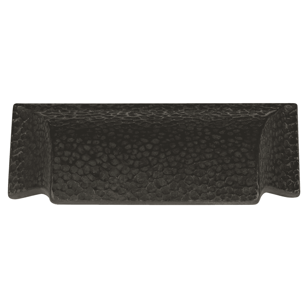 3-3/4" Mountain Lodge Cup Pull, Black Iron Alt 1 - Image