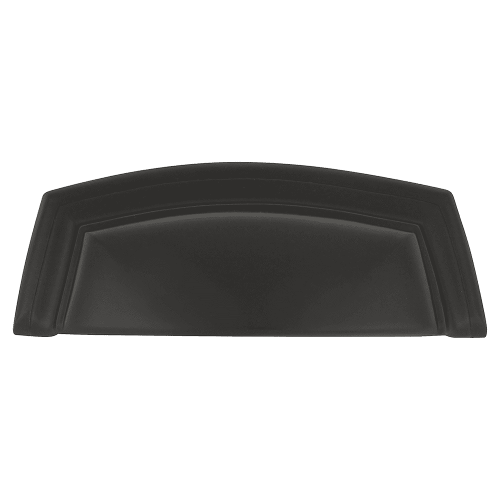 3-3/4" Modus Cup Pull, Matte Black Alt 1 - Image