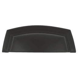 3-3/4" Modus Cup Pull, Matte Black Alt 1 - Image
