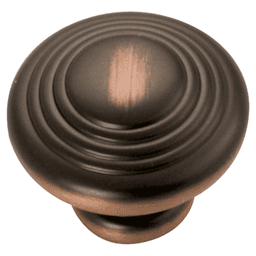 1-1/4" Deco Cabinet Knob, Oil-Rubbed Bronze Main - Image