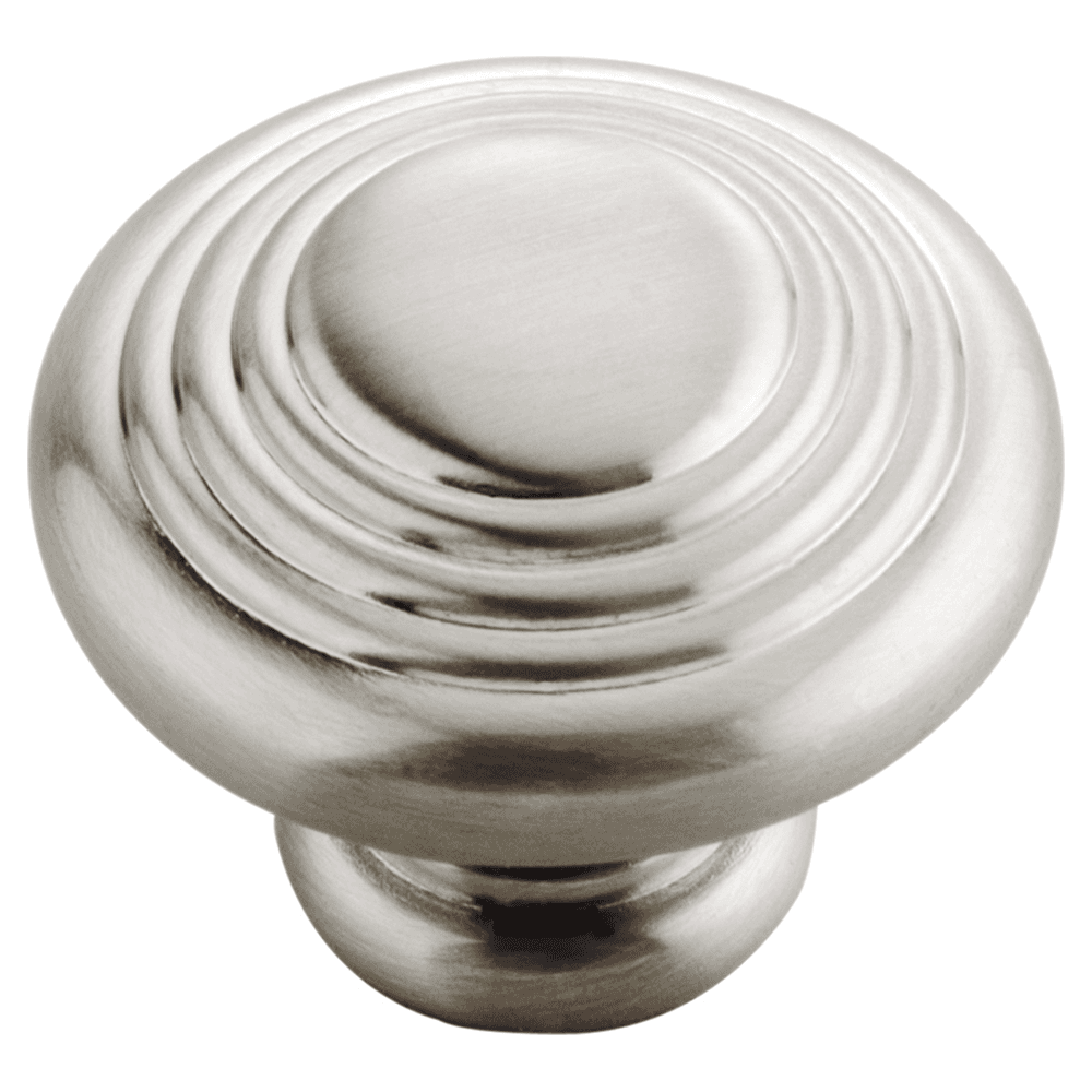 1-1/4" Deco Cabinet Knob, Satin Nickel Main - Image