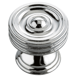 1-1/4" Williamsburg Cabinet Knob, Chrome Main - Image