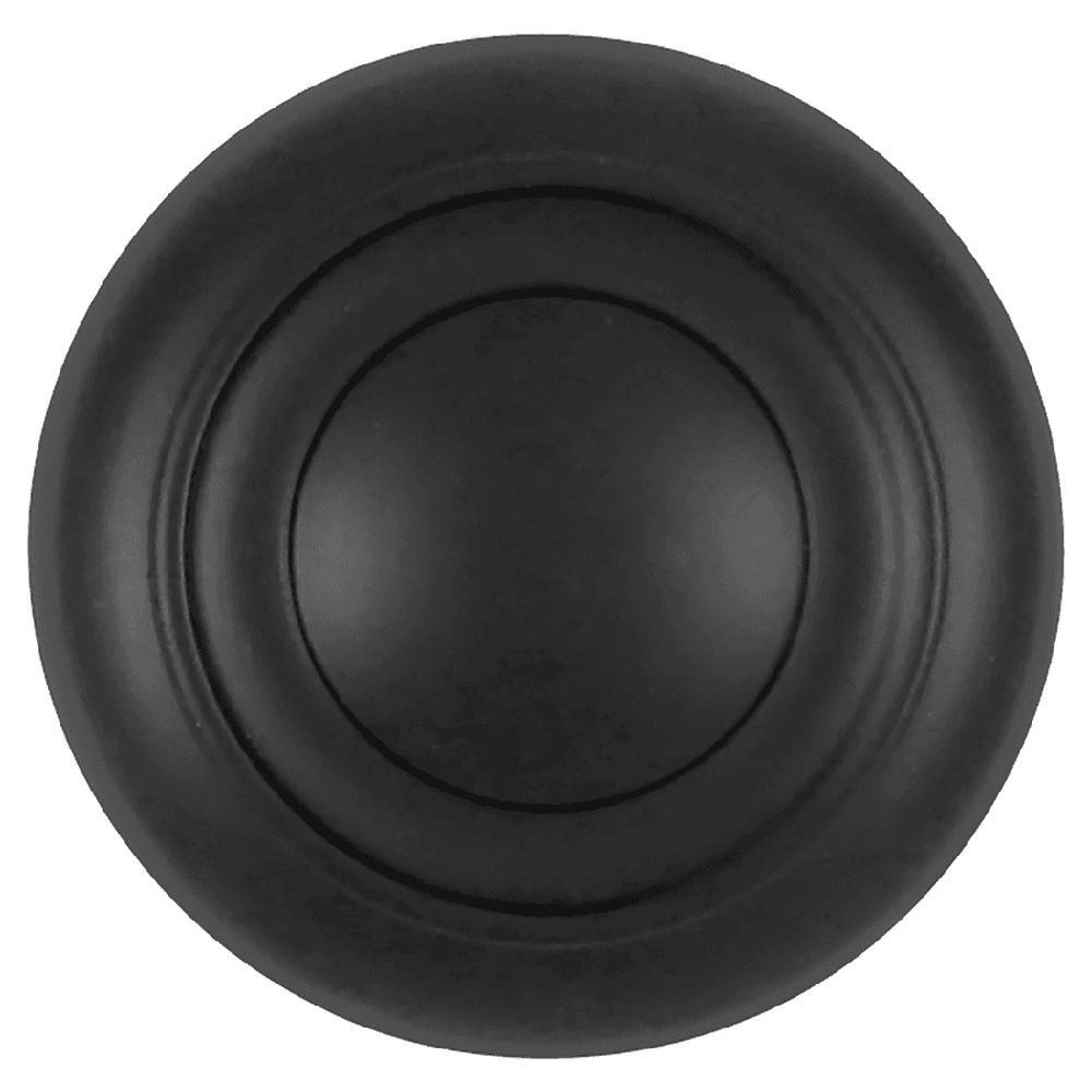1-1/4" Cottage Mushroom Cabinet Knob, Matte Black (Box/10) Alt 3 - Image