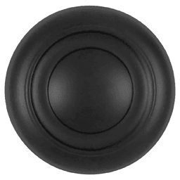 1-1/4" Cottage Mushroom Cabinet Knob, Matte Black (Box/10) Alt 3 - Image
