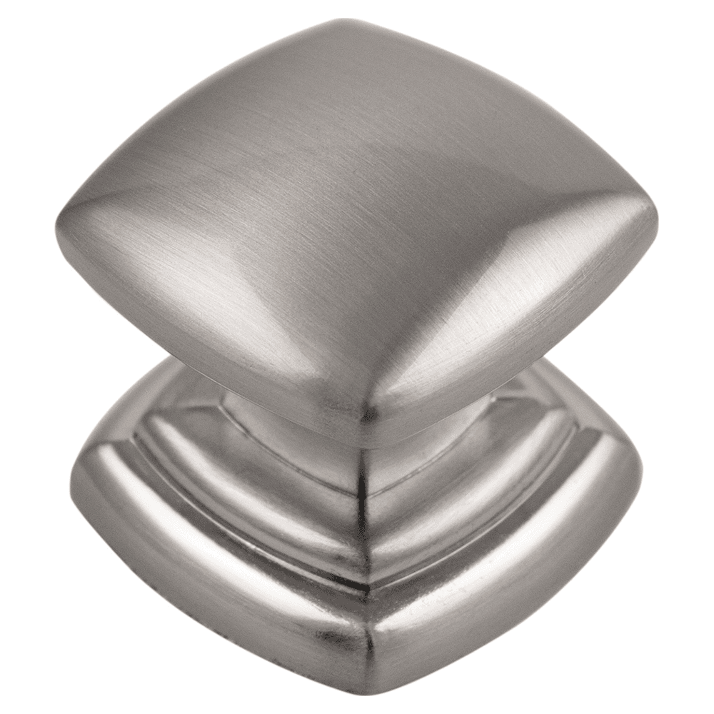 1-1/4" Euro-Contemporary Cabinet Knob, Satin Nickel Main - Image