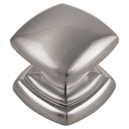 1-1/4" Euro-Contemporary Cabinet Knob, Satin Nickel Main - Image