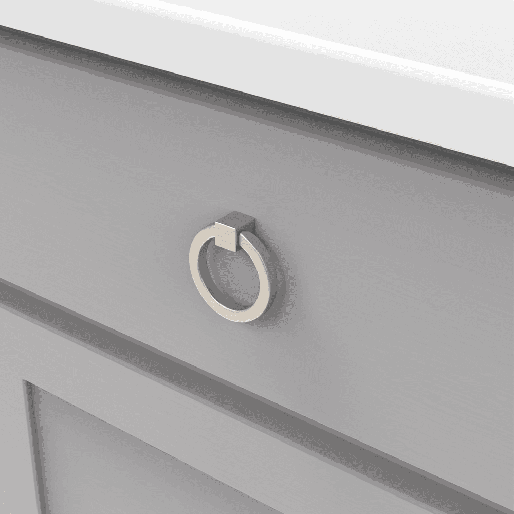 2-1/8" Camarilla Cabinet Pull, Satin Nickel Alt 1 - Image