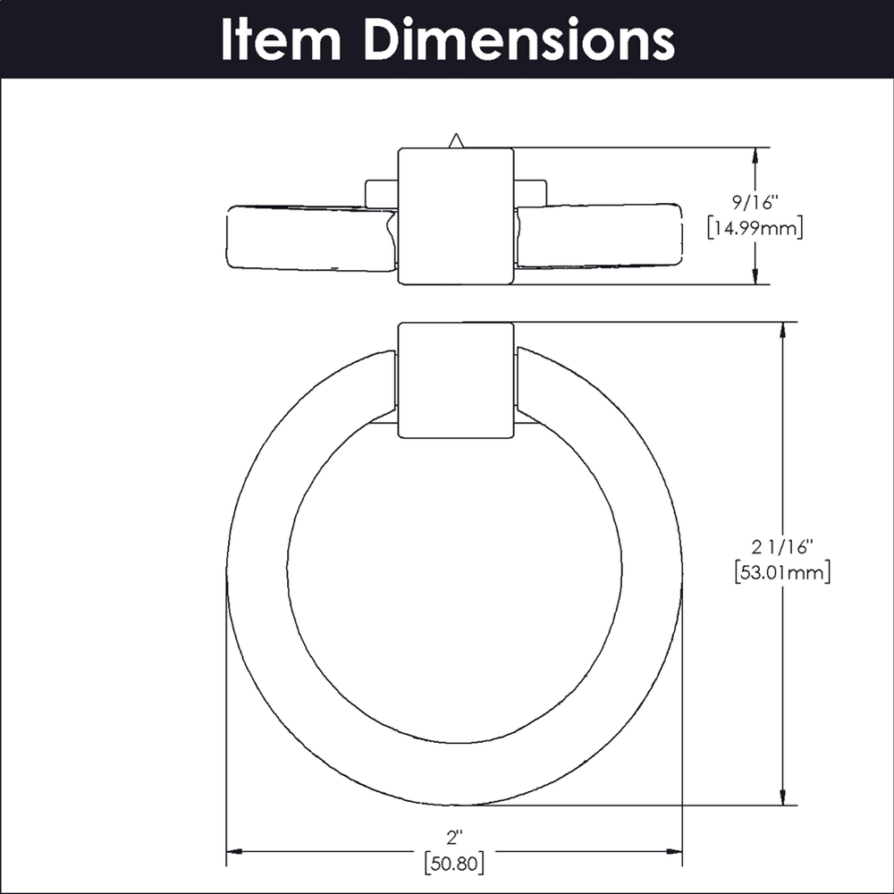 2-1/8" Camarilla Cabinet Pull, Satin Nickel (10/Box) Alt 2 - Image