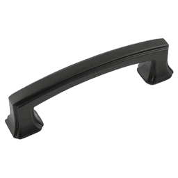 3" Bridges Cabinet Handle Pull, Matte Black Main - Image