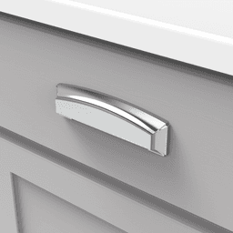 3" Bridges Cup Pull, Chrome (5/Box) Alt 2 - Image