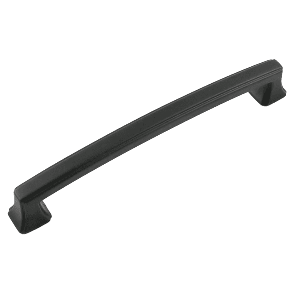 6-5/16" Bridges Cabinet Pull, Matte Black Main - Image
