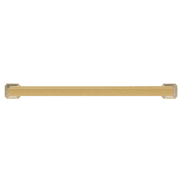 7-9/16" Bridges Cabinet Pull, Brushed Golden Brass Alt 1 - Image