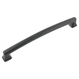 7-9/16" Bridges Cabinet Pull, Matte Black Main - Image