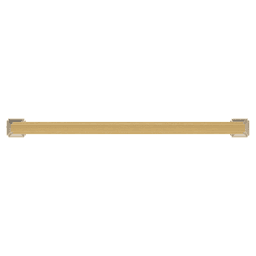 8-13/16" Bridges Cabinet Pull, Brushed Golden Brass Alt 1 - Image