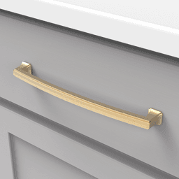 8-13/16" Bridges Cabinet Pull, Matte Black Alt 2 - Image
