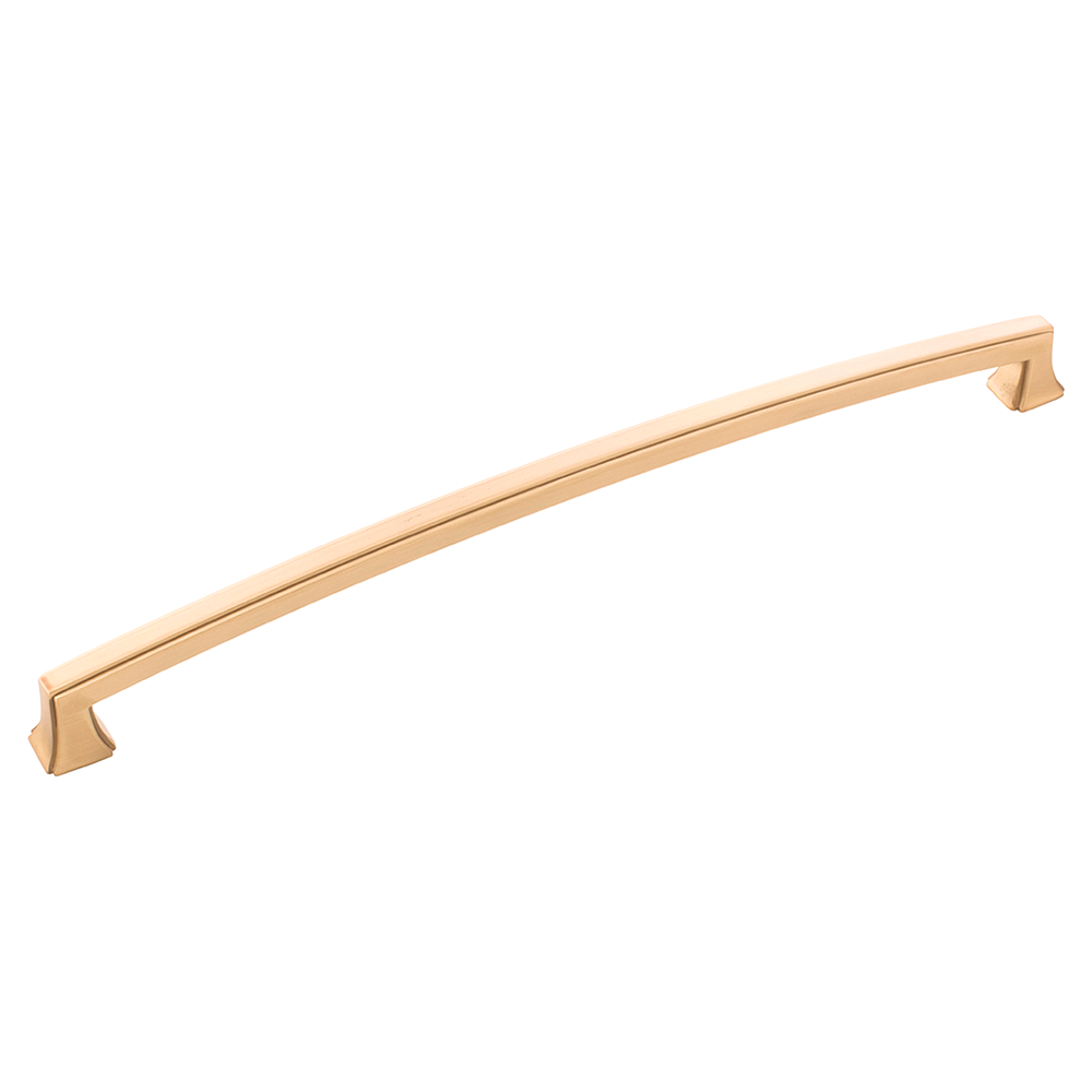 12" Bridges Cabinet Pull, Brushed Golden Brass (5/Box) Main - Image
