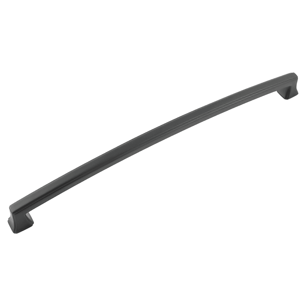 12" Bridges Cabinet Pull, Matte Black Main - Image