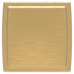 1-1/4" Bridges Cabinet Knob, Brushed Golden Brass (Box/10) Alt 3 - Image