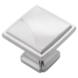 1-1/4" Bridges Cabinet Knob, Chrome (Box/10) Main - Image