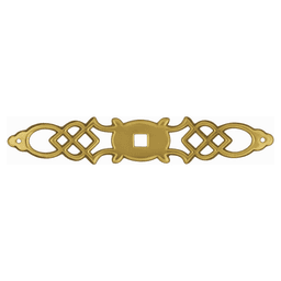 5-1/2" Manor House Cabinet Backplate, Lancaster Hand Polished (Box/25) Alt 1 - Image