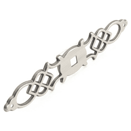 5-1/2" Manor House Cabinet Backplate, Silver Stone (Box/10) Main - Image