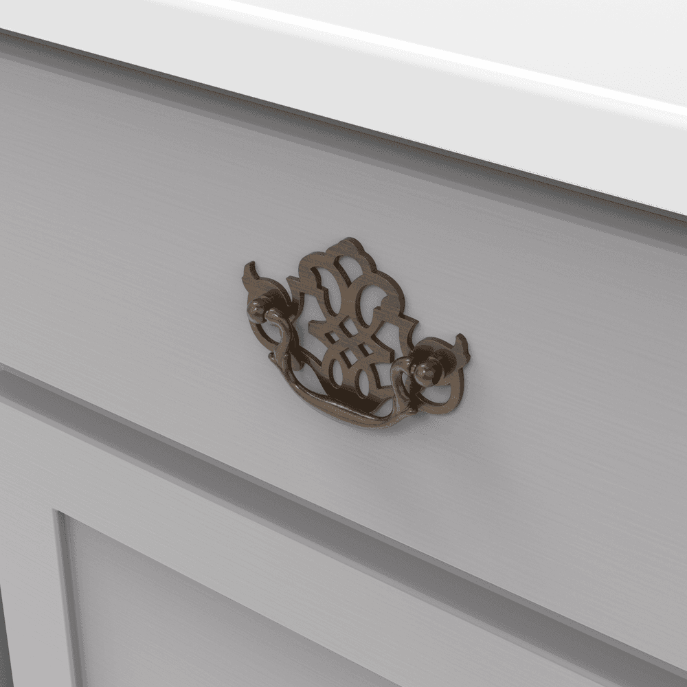 3" Manor House Cabinet Pull, Lancaster Hand Polished Alt 2 - Image