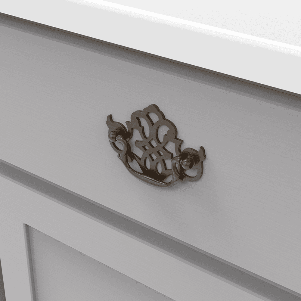 3" Manor House Cabinet Pull, Lancaster Hand Polished (25/Box) Alt 2 - Image