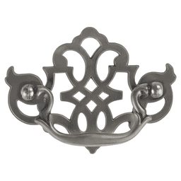 3" Manor House Cabinet Pull, Silver Stone (10/Box) Alt 1 - Image