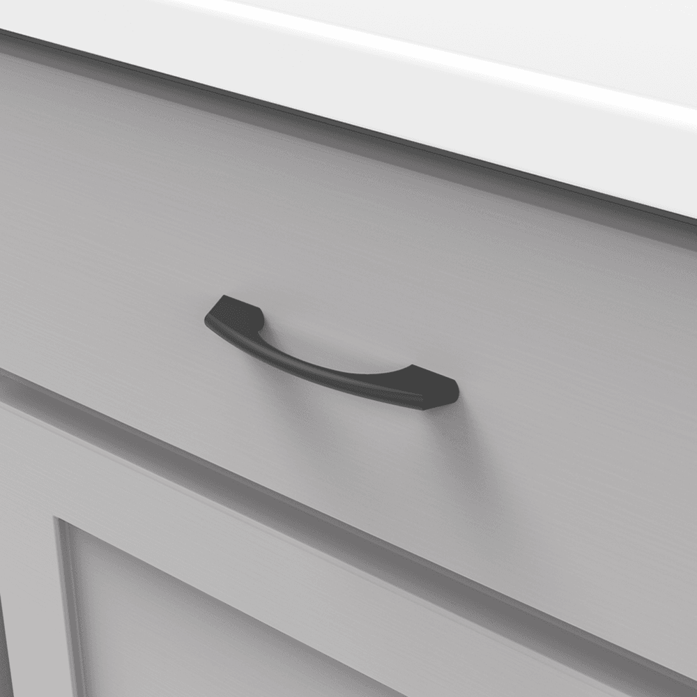 3" Greenwich Arch Pull, Matte Black Alt 2 - Image