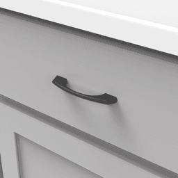 3" Greenwich Arch Pull, Matte Black Alt 2 - Image