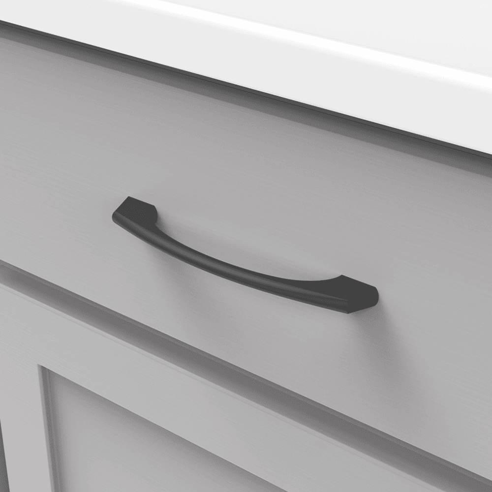 5-1/16" Greenwich Arch Pull, Matte Black Alt 2 - Image
