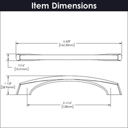 5-1/16" Greenwich Arch Pull, Matte Black Alt 3 - Image