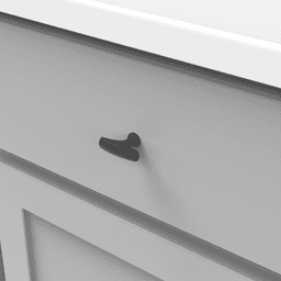 1-3/4" Greenwich Cabinet Knob, Matte Black (Box/10) Alt 2 - Image