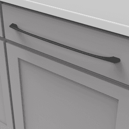 18" Greenwich Arch Pull, Matte Black Alt 2 - Image