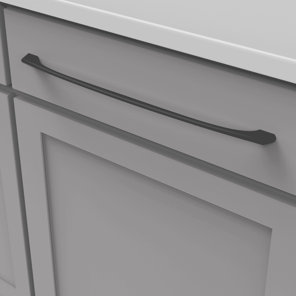 18" Greenwich Arch Pull, Matte Black (5/Box) Alt 2 - Image