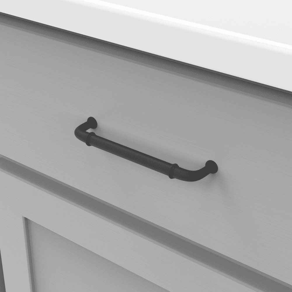 5-1/16" Cottage Cabinet Pull, Matte Black (10/Box) Alt 2 - Image