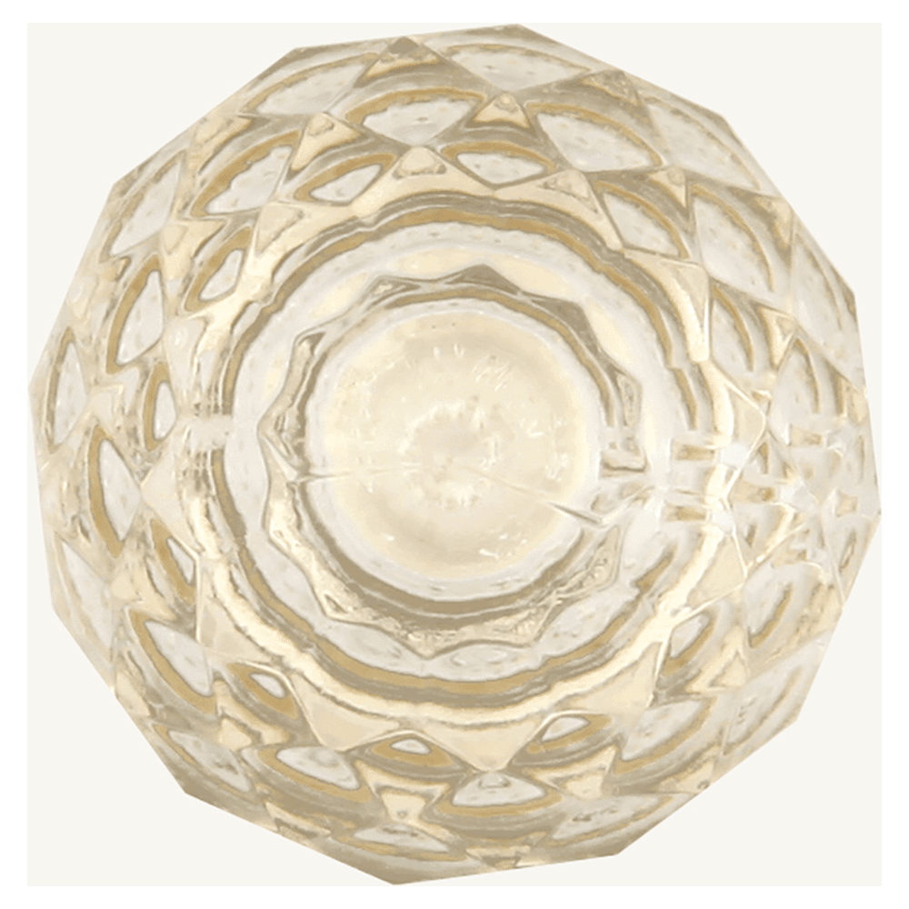 1-3/8" Crystal Palace Cabinet Knob, Crysacrylic/Polished Brass Alt 1 - Image