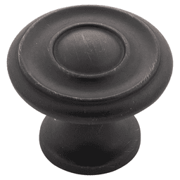 1-1/4" Cottage Mushroom Farmhouse Cabinet Knob, Vintage Bronze (Box/10) Main - Image