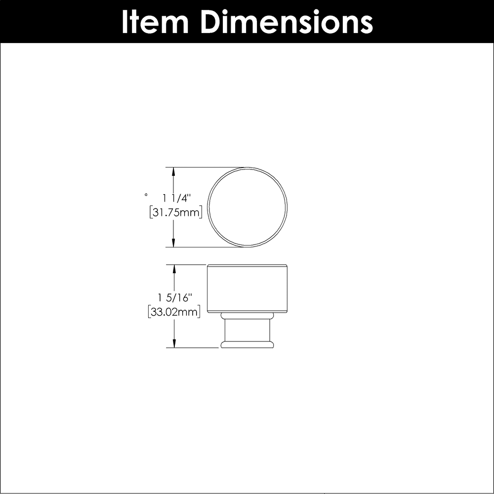 1-1/4" Midway Cabinet Knob, Crysacrylic/Brushed Golden Brass (Box/10) Alt 1 - Image