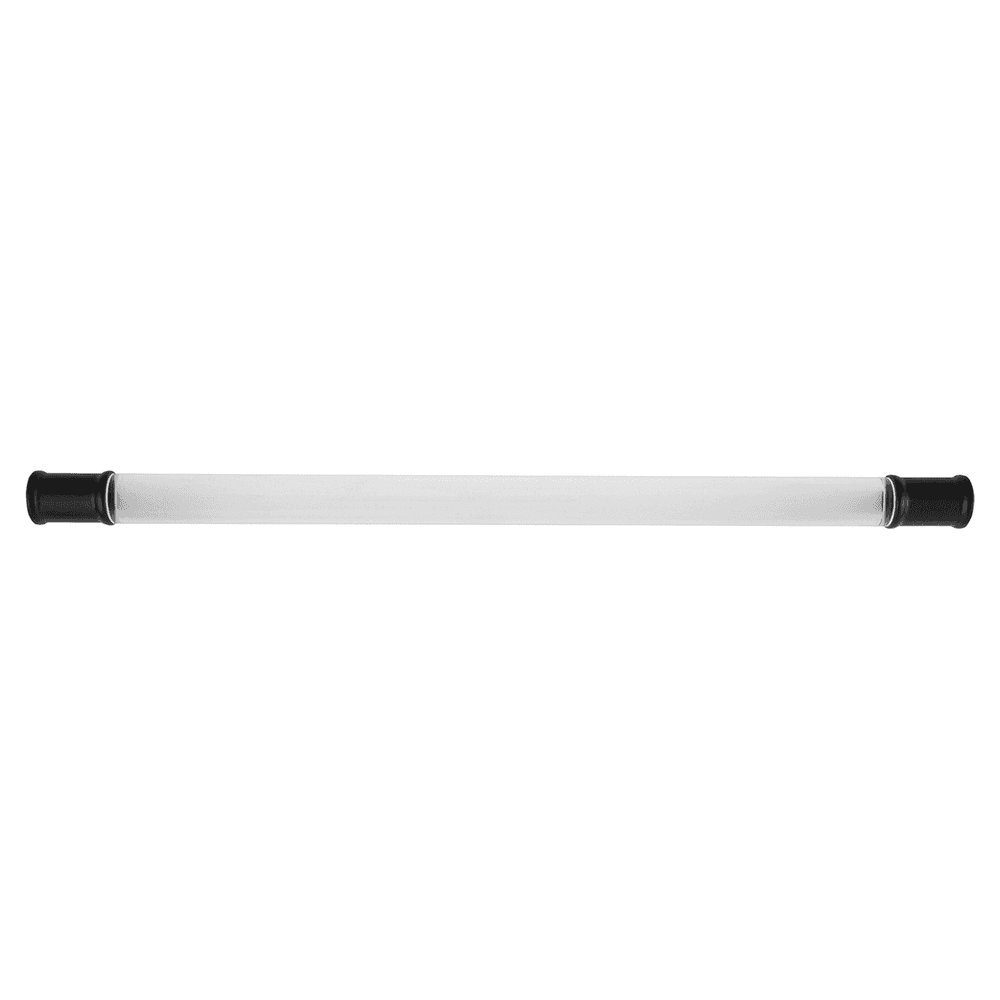 12" Midway Bar Pull, Crysacrylic/Matte Black (5/Box) Alt 1 - Image