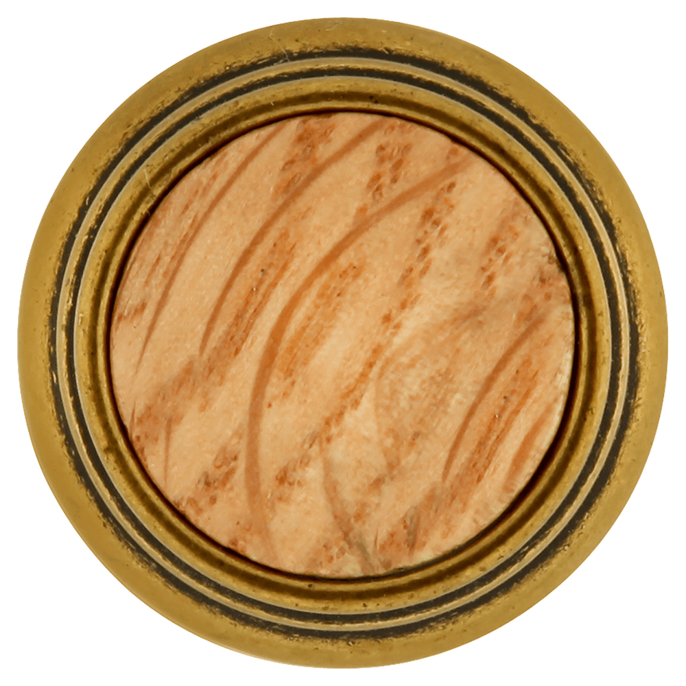 1-5/16" Woodgrain Cabinet Knob, Lancaster Hand Polished/Oak Alt 1 - Image